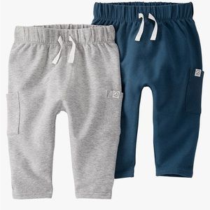 NWT little planet by carters sweatpants 2 pack  gray/blue